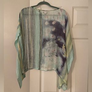 Pure Jill artisanal poncho.